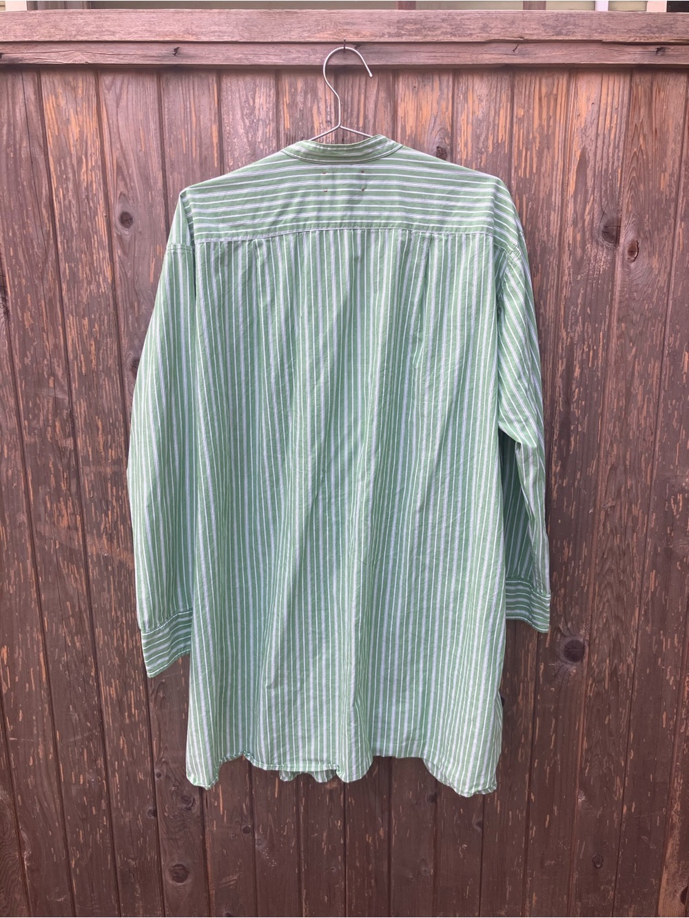 Xirena green striped button up - Picture 8 of 10